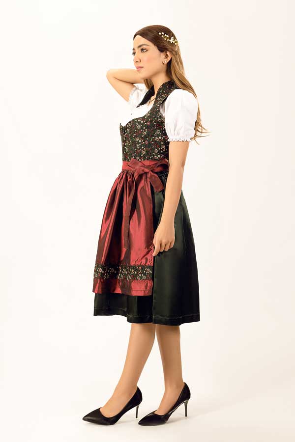 Aloisia Bavarian Green Dirndl - Image 4