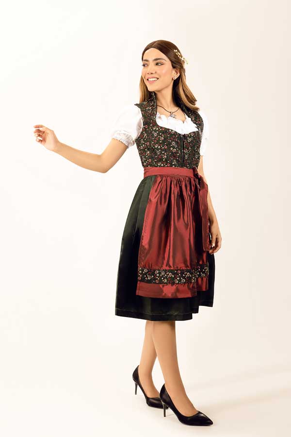 Aloisia Bavarian Green Dirndl - Image 5