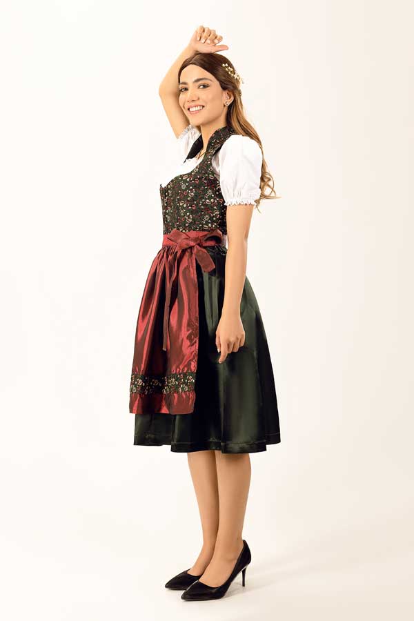 Aloisia Bavarian Green Dirndl - Image 6