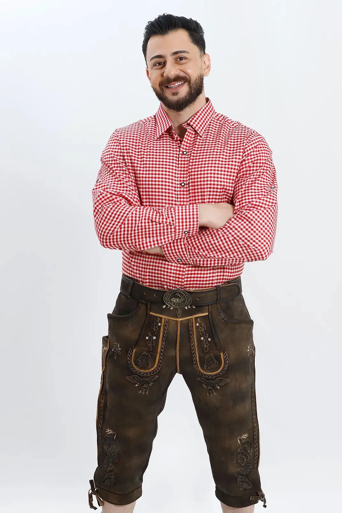 Authentic Bavarian Lederhosen Oktoberfest Outfit Sets - Image 9