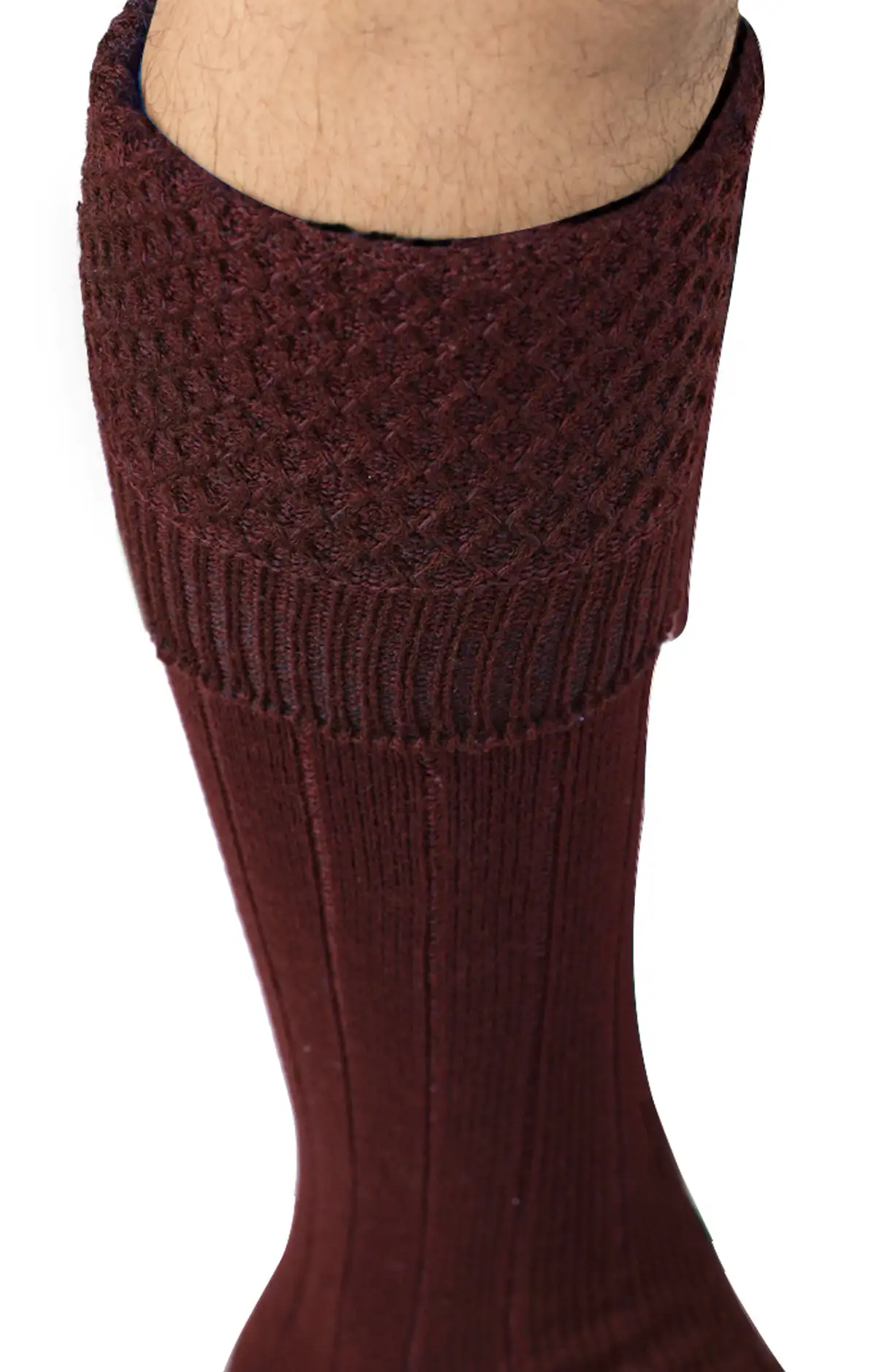 Authentic Lederhosen Socks in Dull Mahroon - Image 2