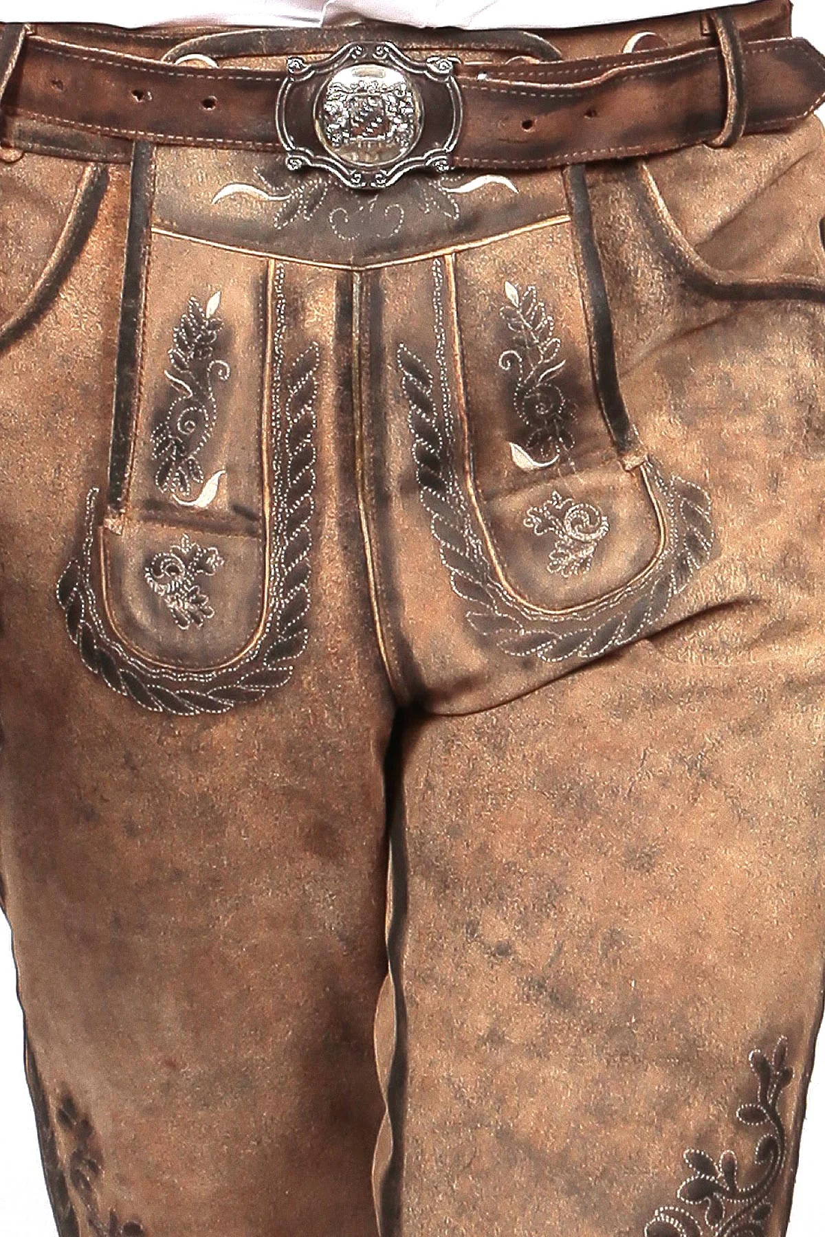 Bavarian Classic Long Bundhosen Brown - Image 4