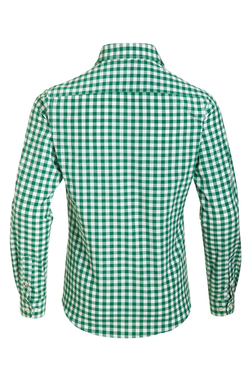 Bavarian Slim Shirt Pine Green - Image 9