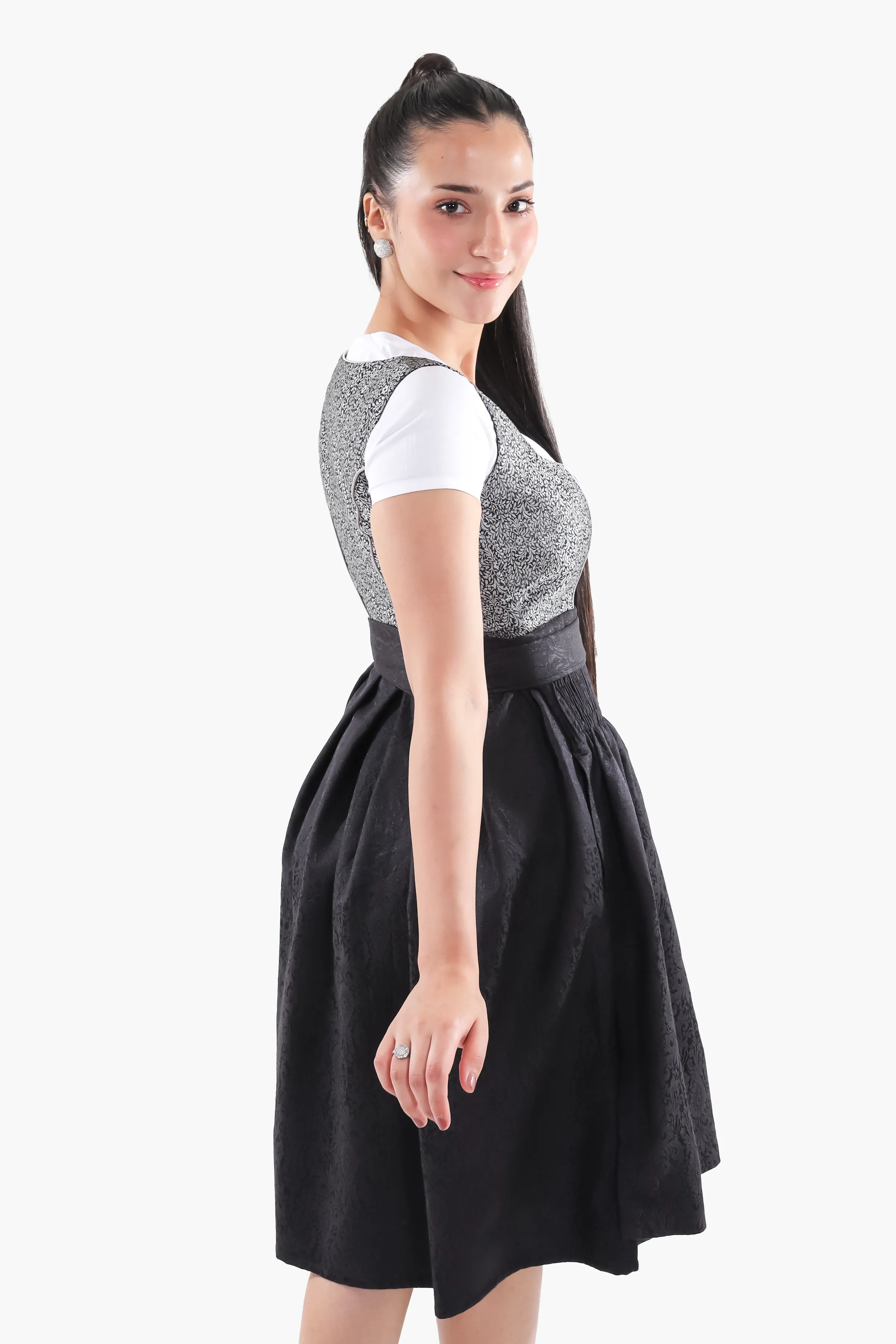 Black Dirndl Timeless Delight - Image 5