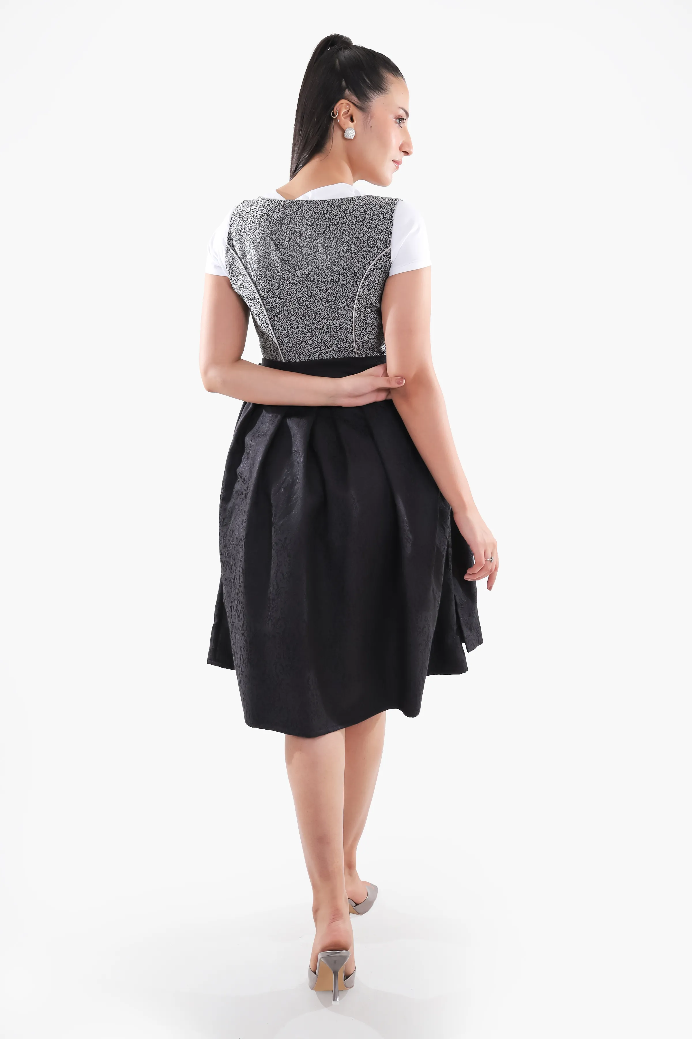 Black Dirndl Timeless Delight - Image 7