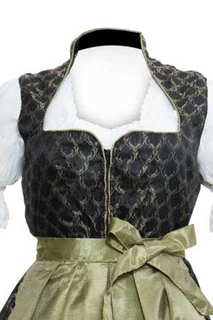 Brigitte Black Bavarian Dirndl - Image 5