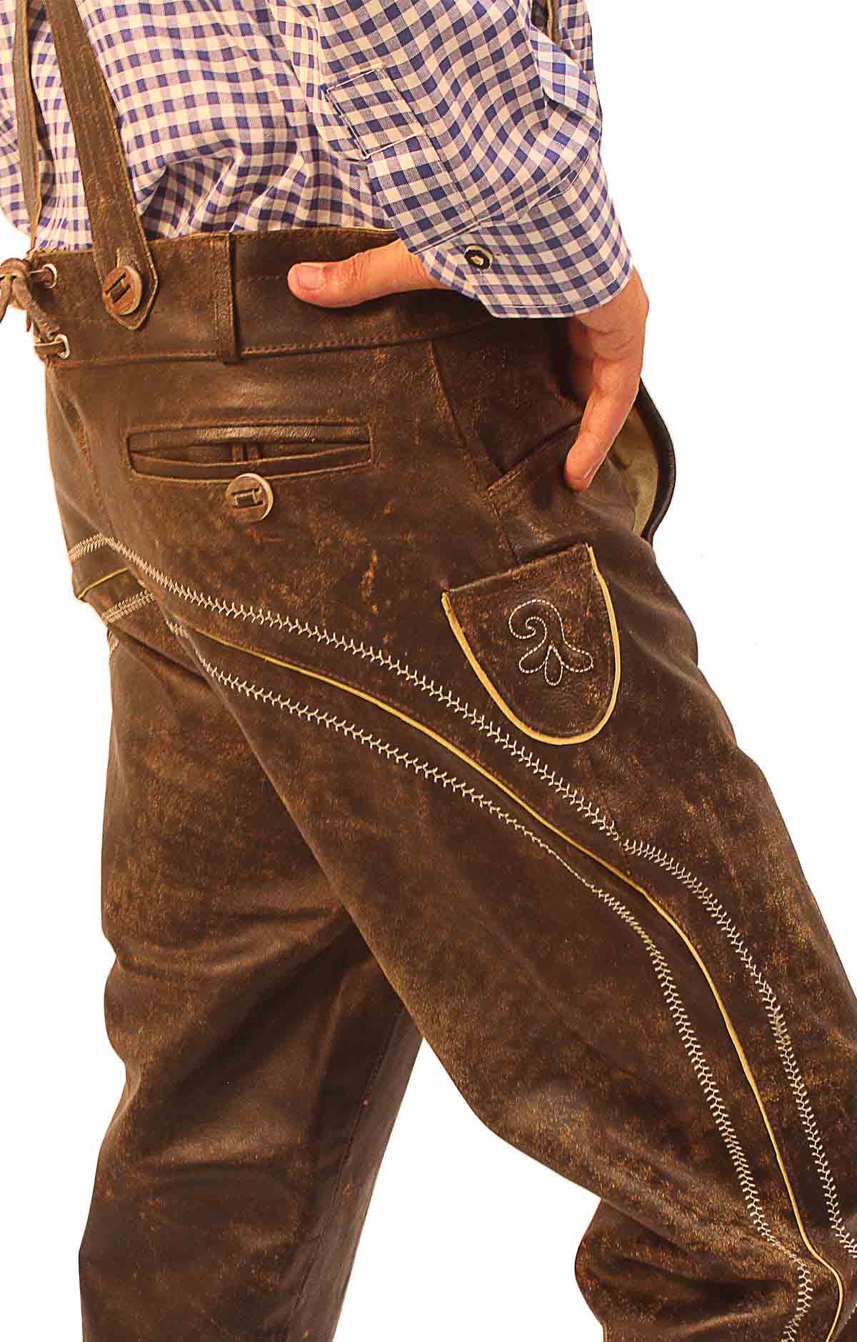 Bundhosen Knee Length Trousers Wild Brown - Image 3