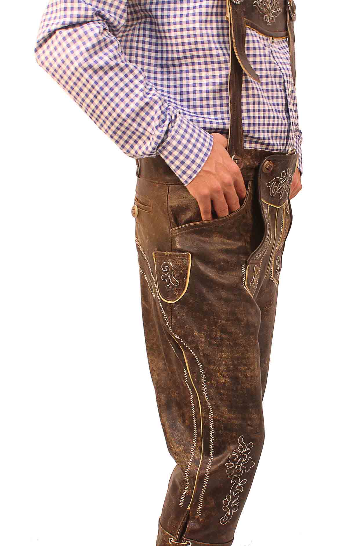 Bundhosen Knee Length Trousers Wild Brown - Image 4