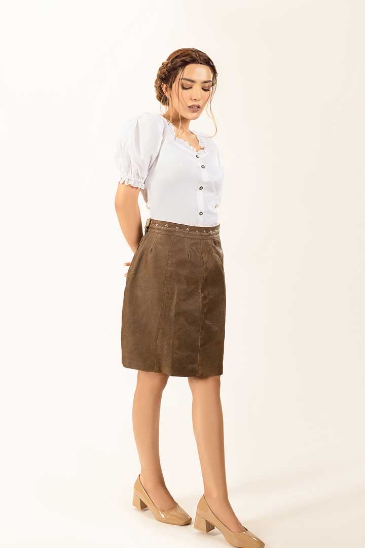 Catrin White Womens Oktoberfest Shirt - Image 2