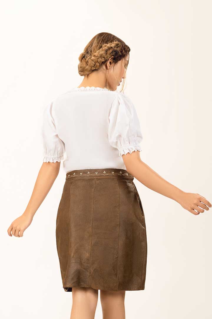 Catrin White Womens Oktoberfest Shirt - Image 3