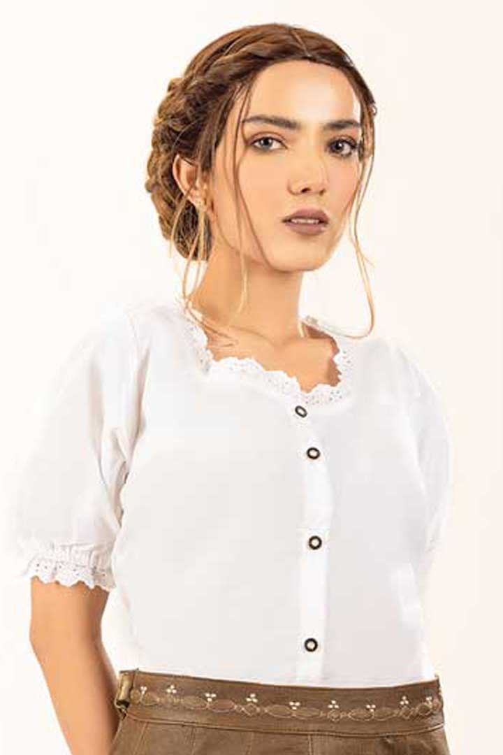 Catrin White Womens Oktoberfest Shirt - Image 5