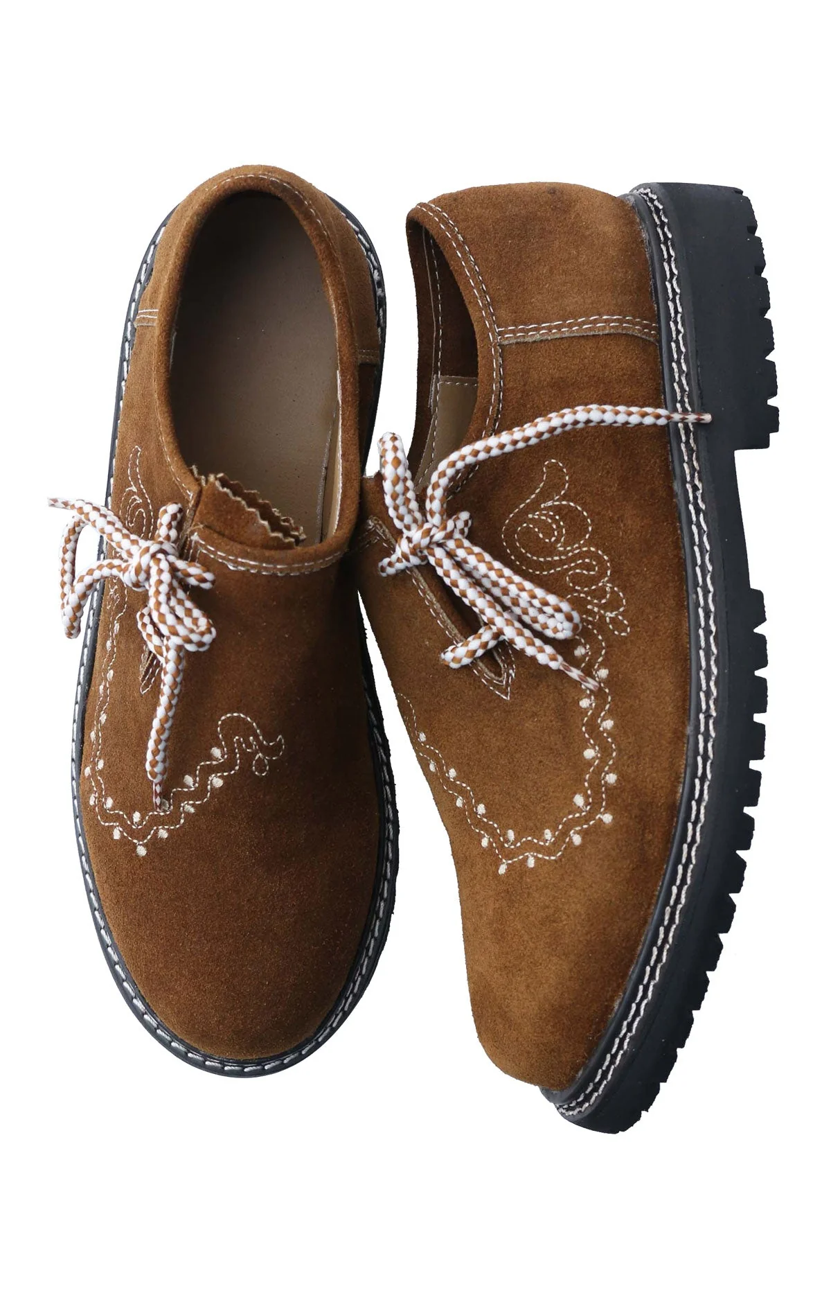 Classic Walnut Brown Lederhosen Attire Set - Image 8