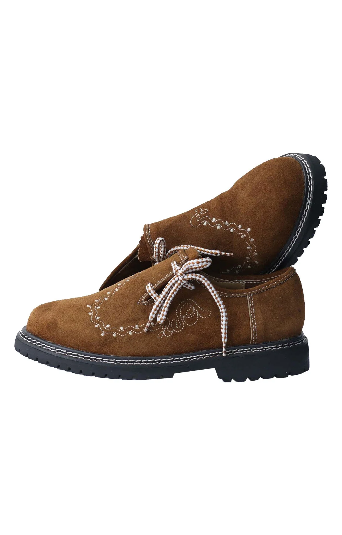 Classic Walnut Brown Lederhosen Attire Set - Image 9
