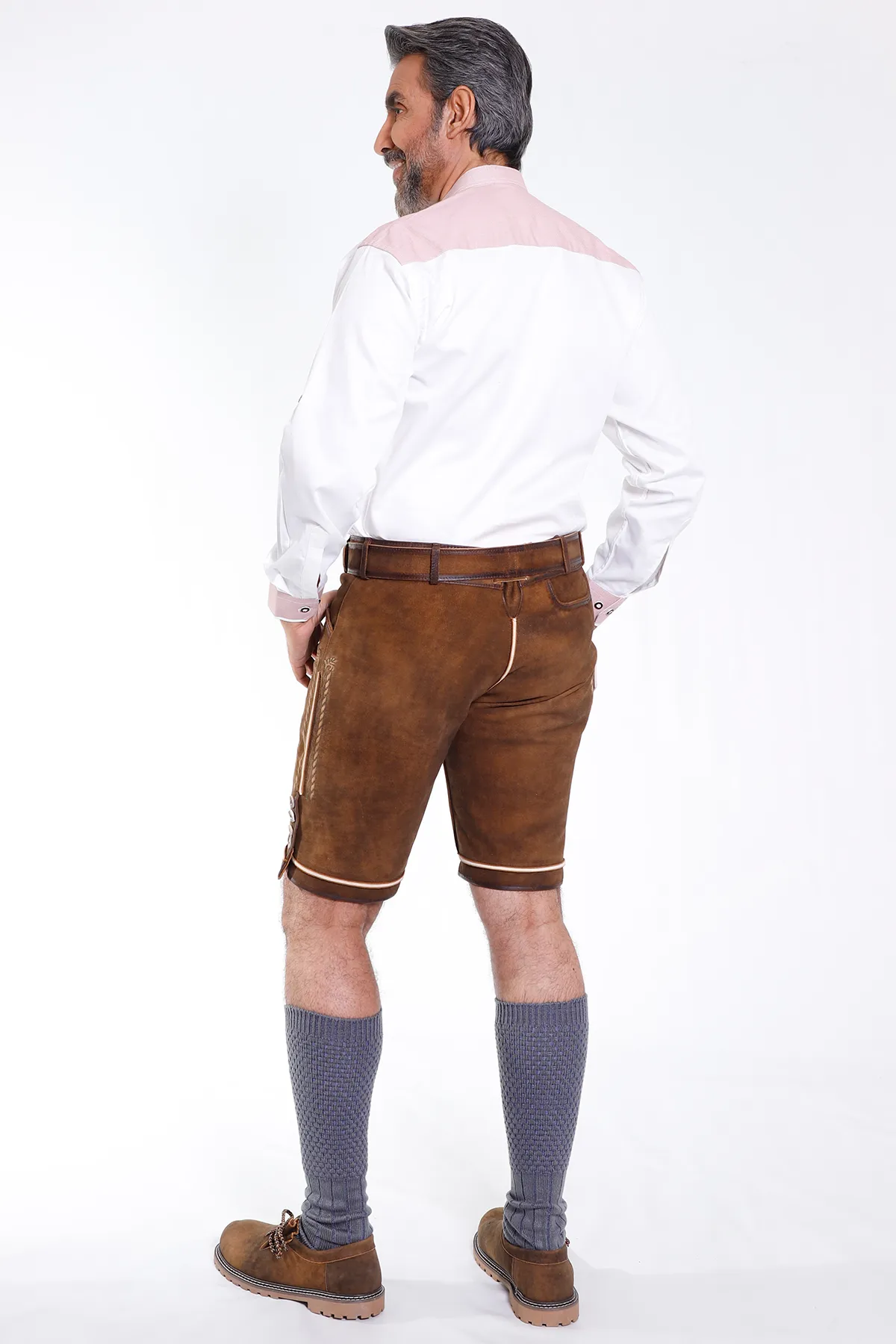 Comfortable Mens Classic German Lederhosen - Image 6