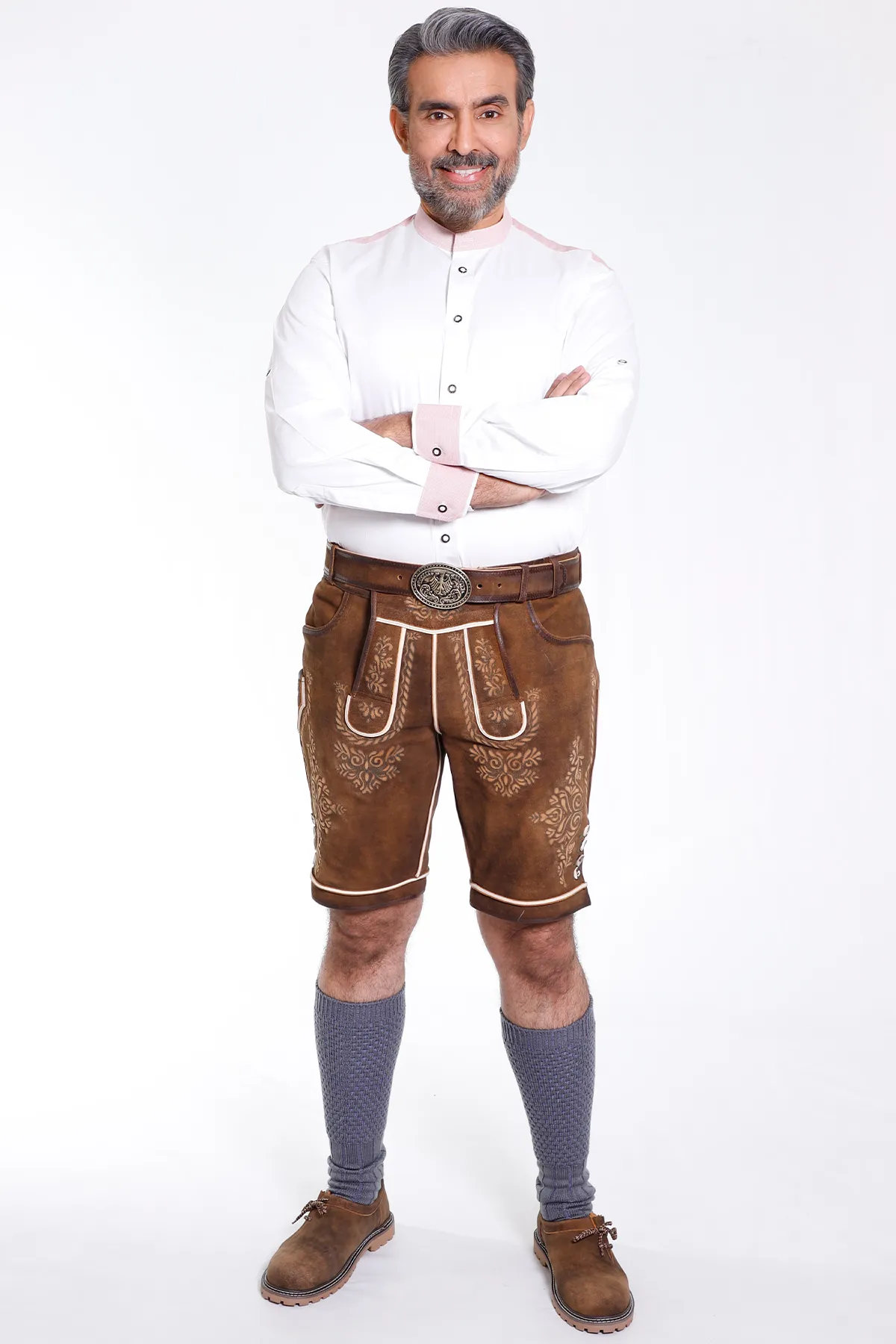 Comfortable Mens Classic German Lederhosen Oktoberfest Outfit Sets - Image 2