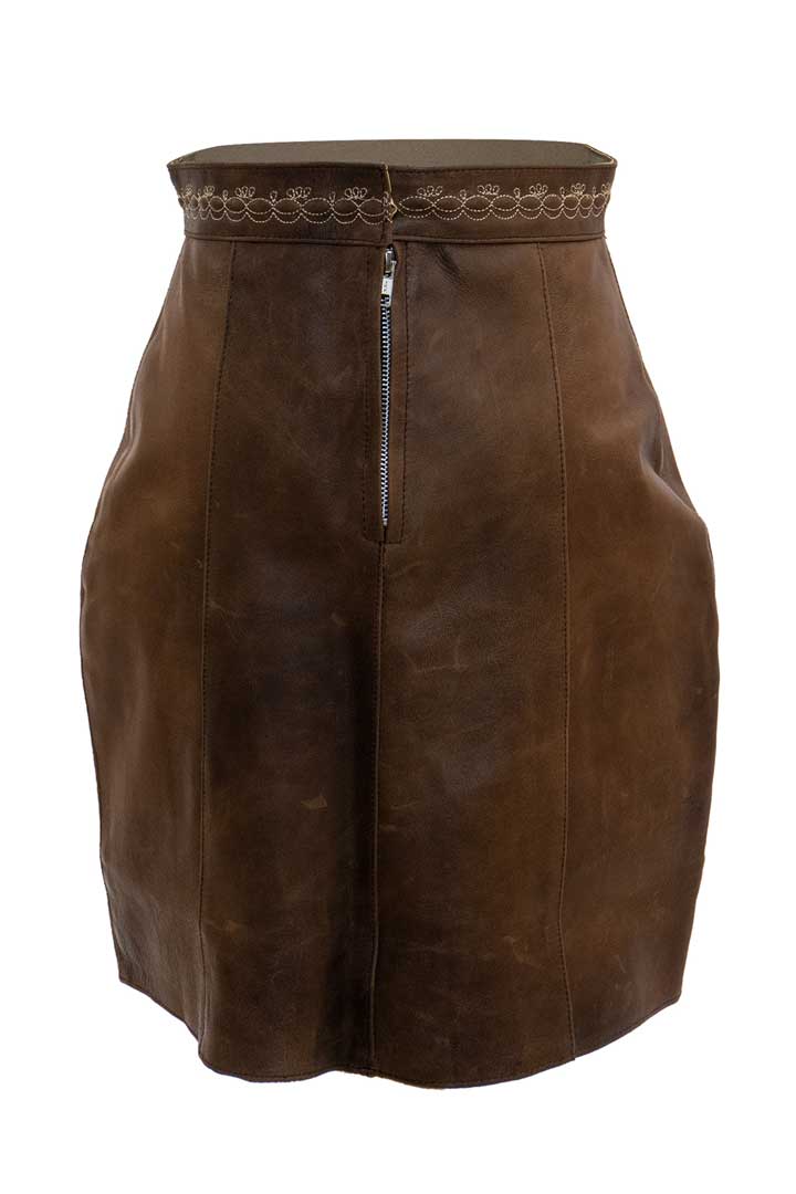 Dauphine Authentic Lederhosen Skirt - Image 3