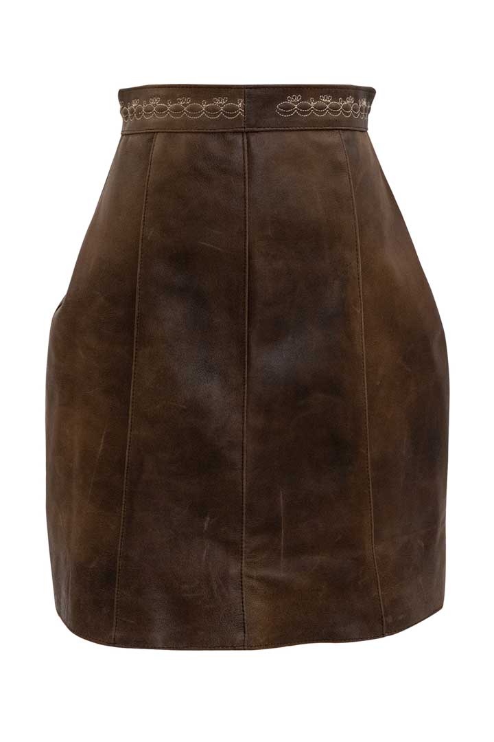 Dauphine Authentic Lederhosen Skirt - Image 4