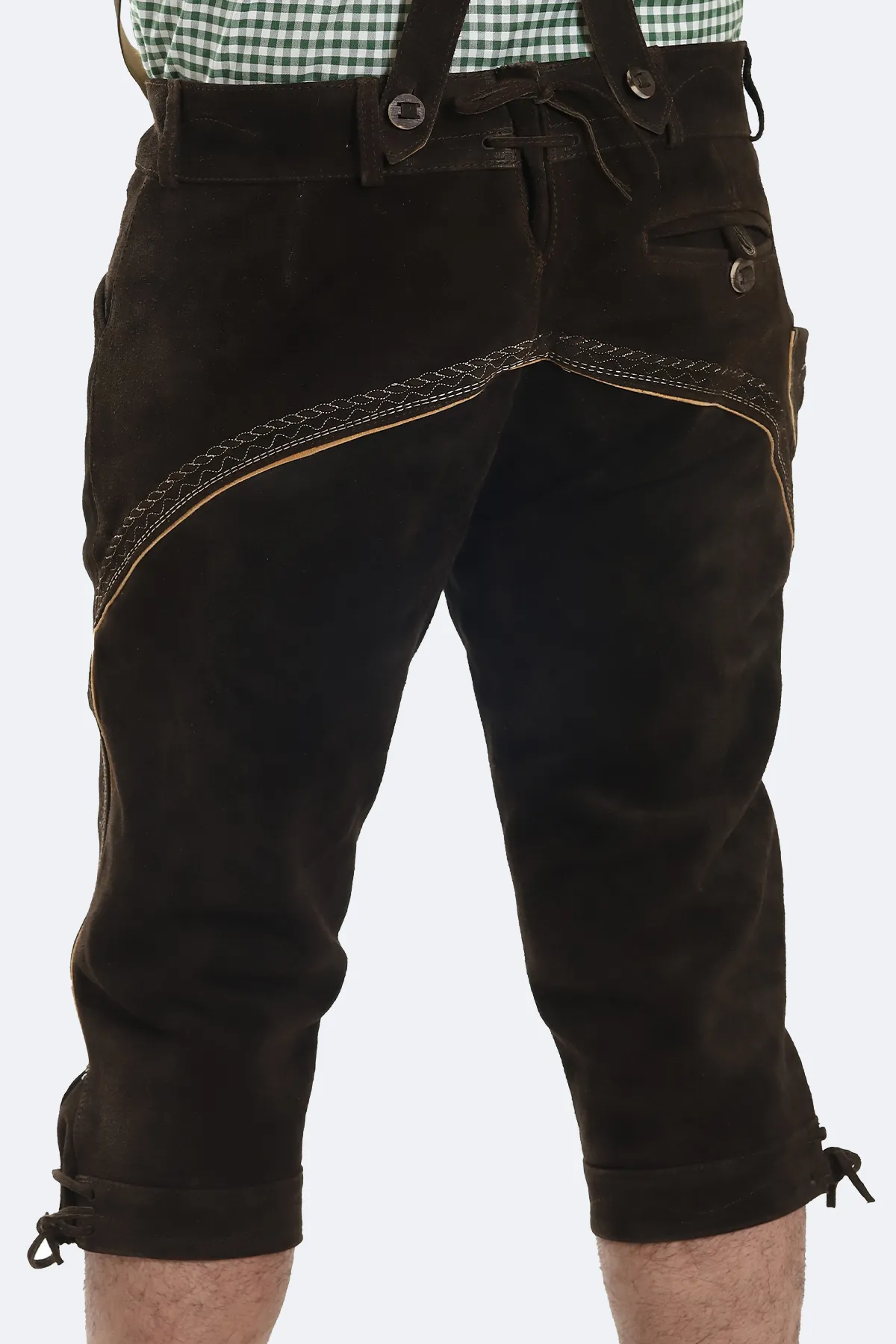 Deep Brown Bavarian Bundhosen - Image 6