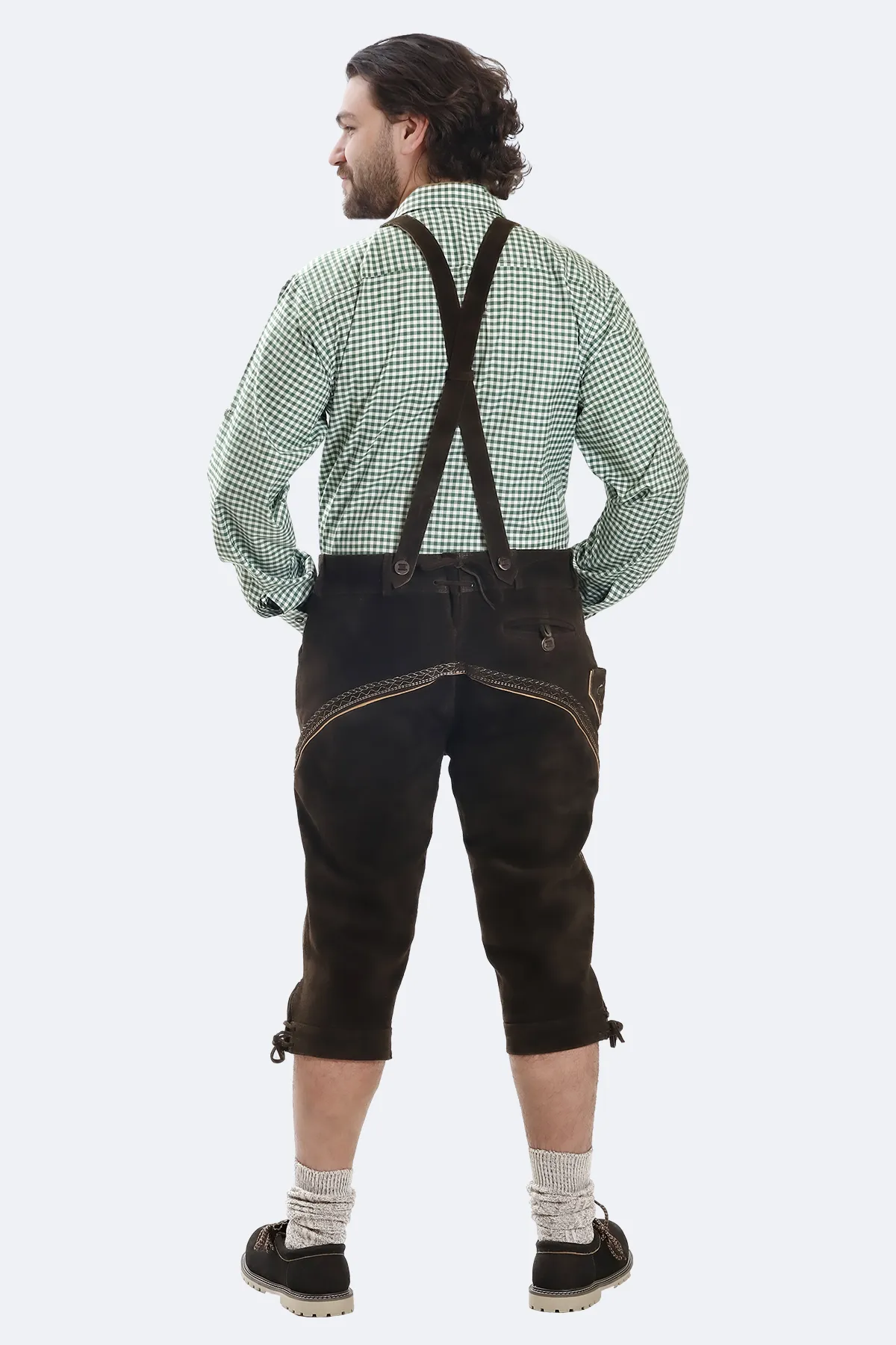 Deep Brown Bavarian Bundhosen - Image 7