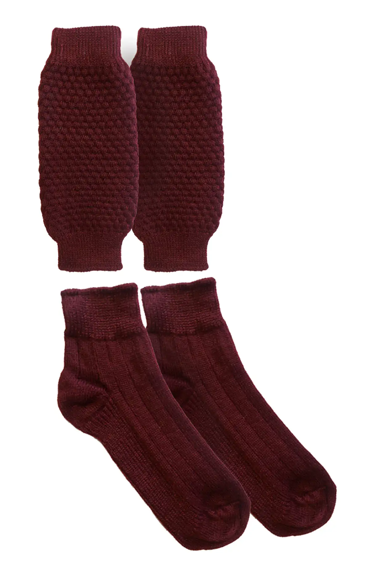 Deep Mahroon Folklore Socks for Oktoberfest