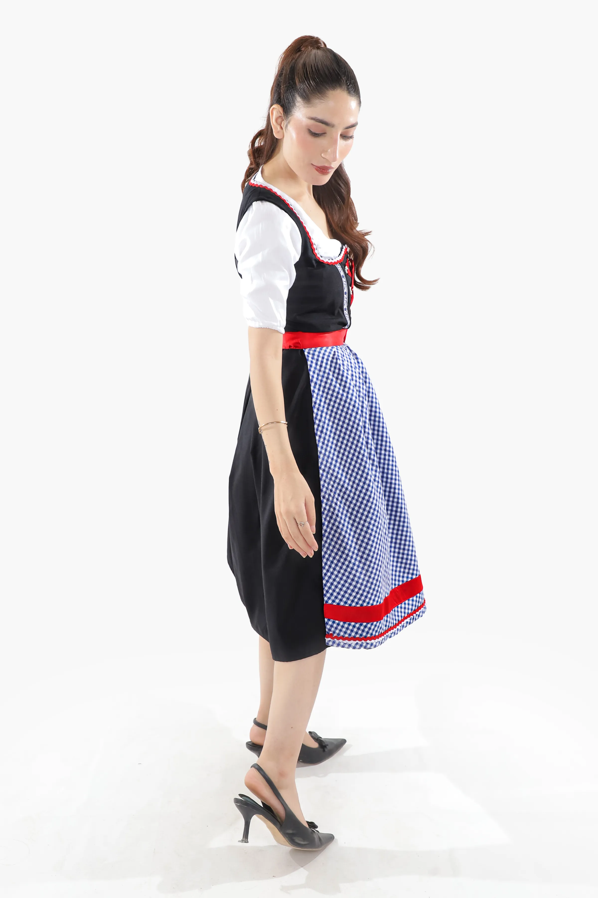 Denim Blue Midi German Dirndl - Image 5