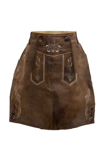 Ella Rosa Traditional Lederhosen Skirt - Image 3