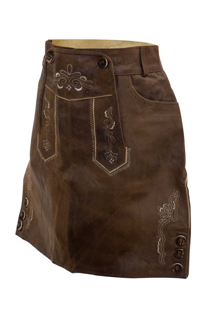 Ella Rosa Traditional Lederhosen Skirt - Image 4
