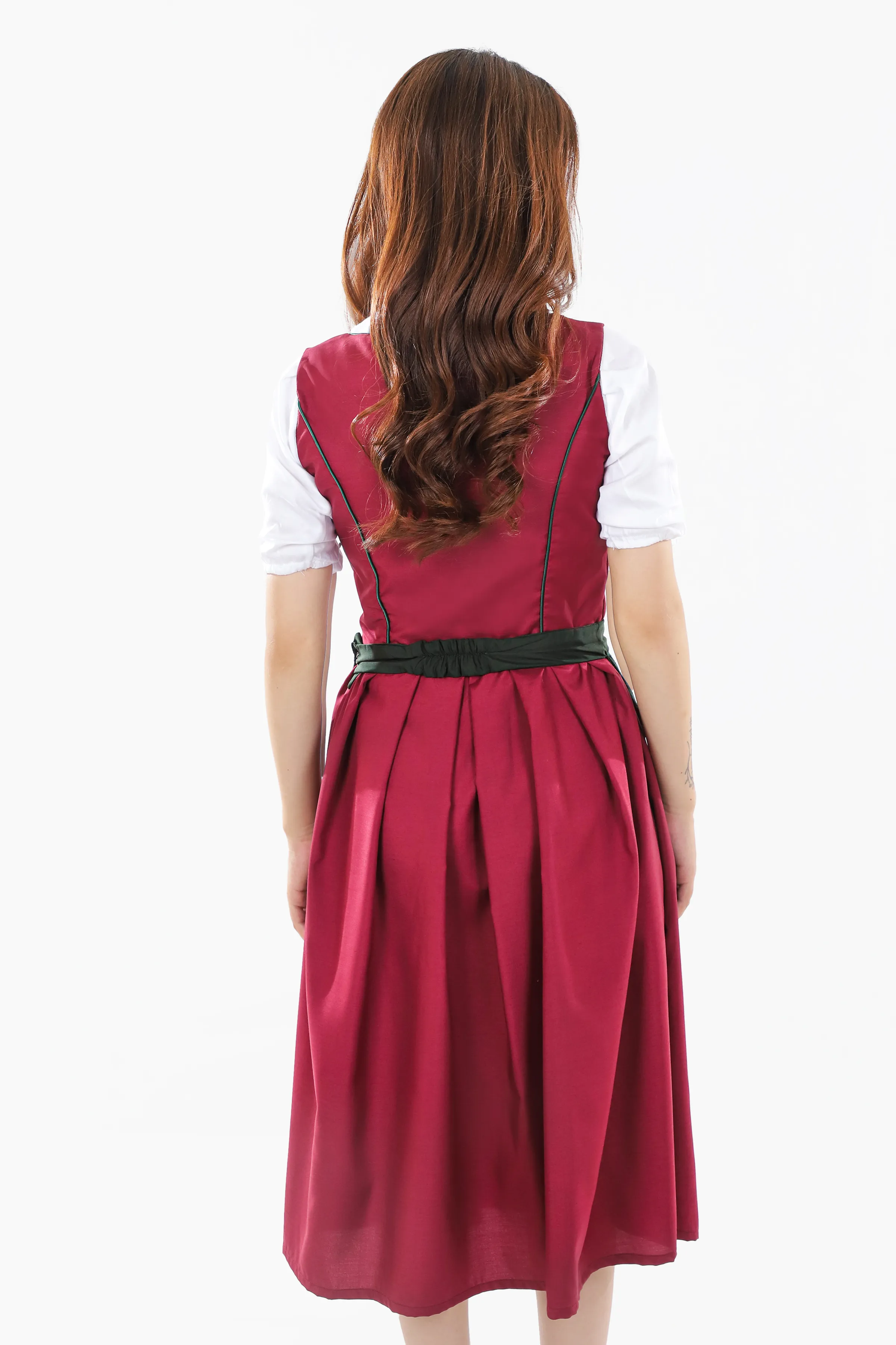 Enchanted Bavarian Dirndl Dress Wild Berry Bloom - Image 8