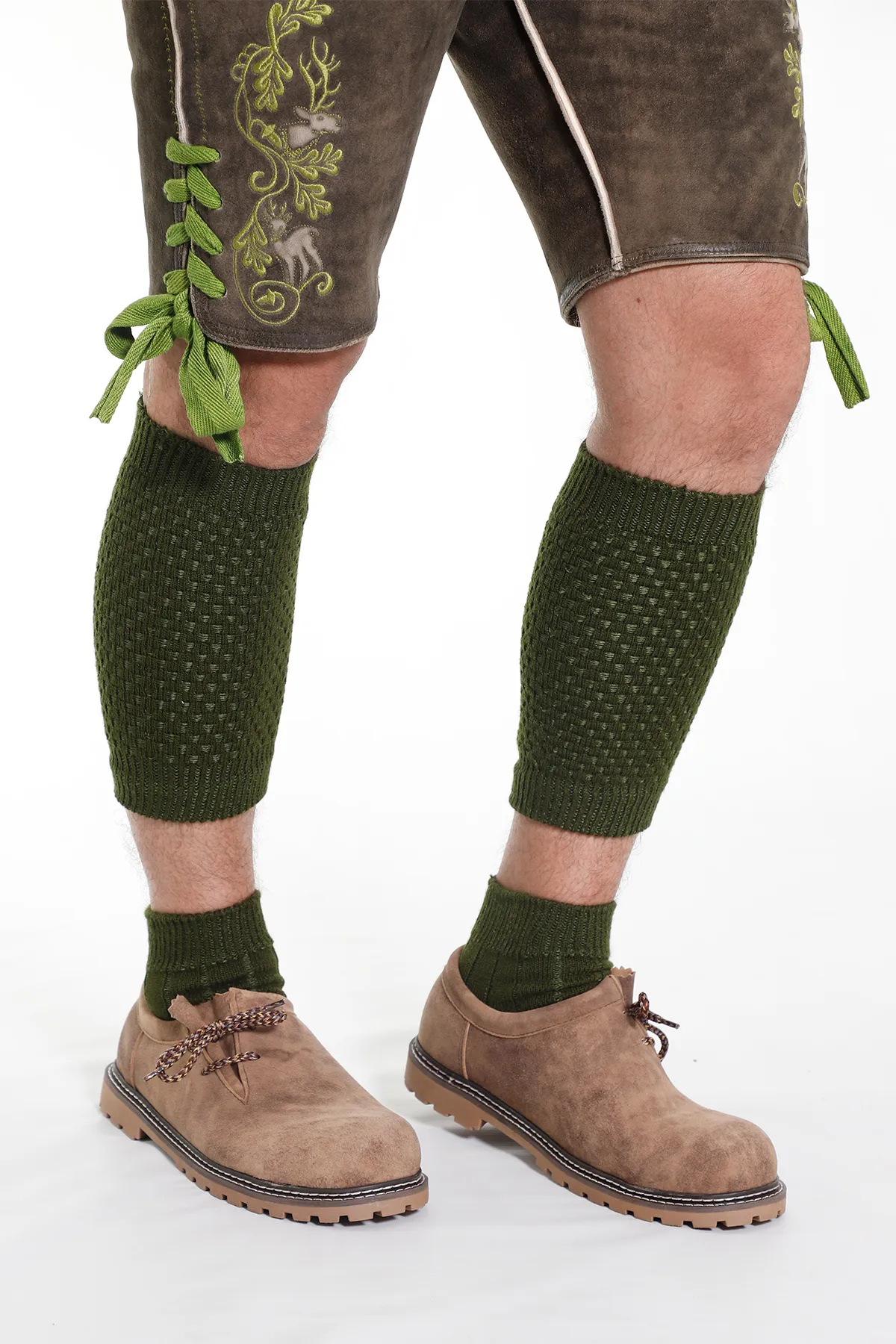 Folklore socks in Parrot Green - Image 2