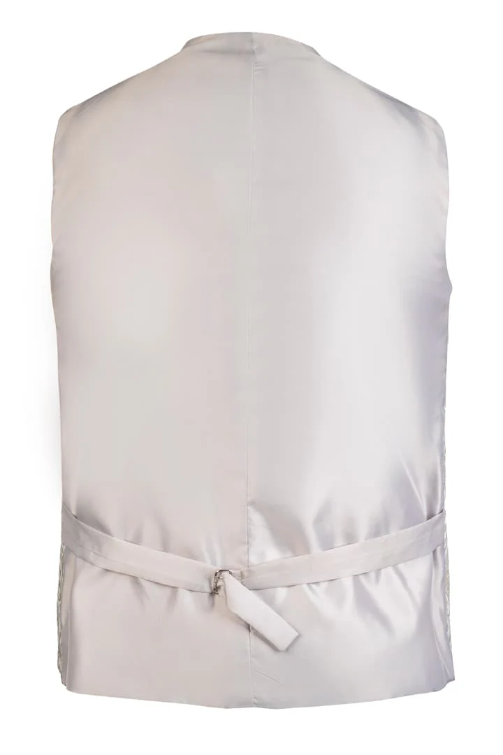 Gray Lederhosen Waistcoat With Bavarian Opulence - Image 3