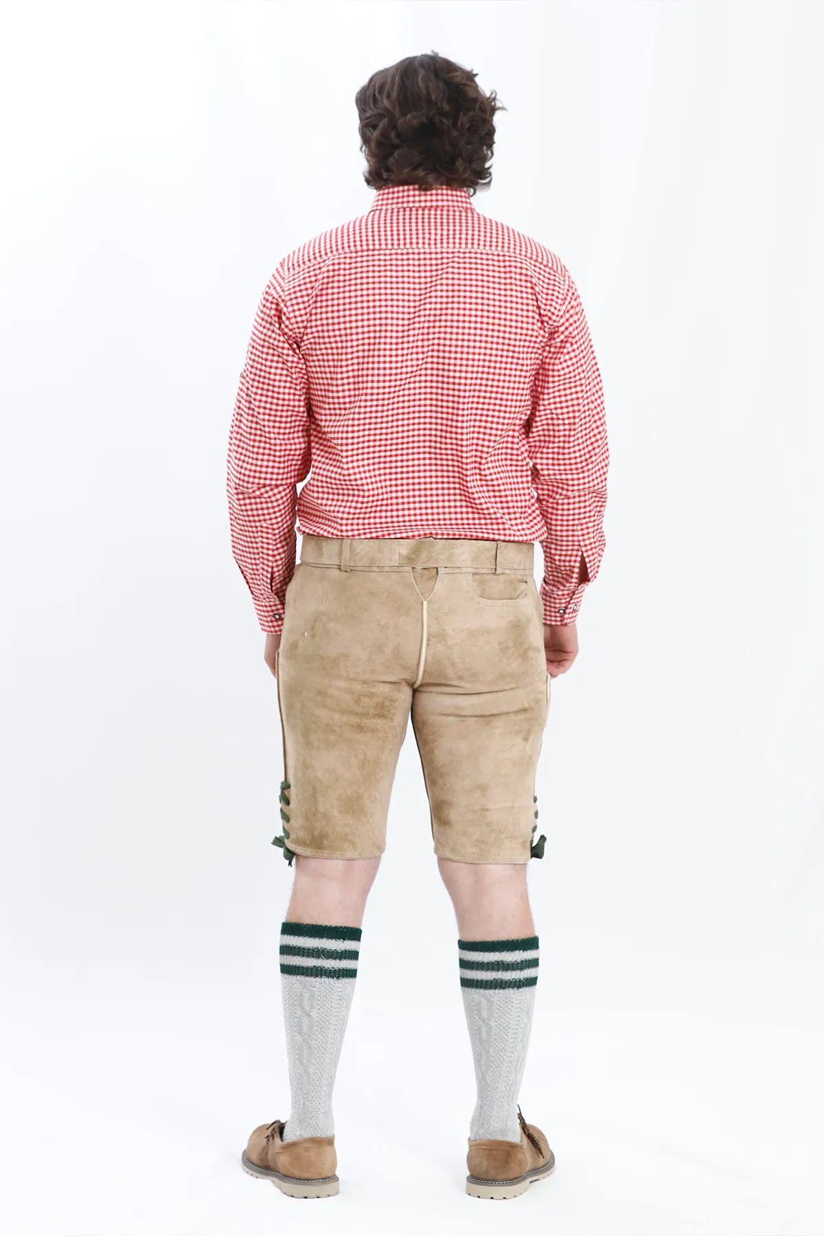 Handcrafted Oktoberfest Lederhosen in Pearly White - Image 7