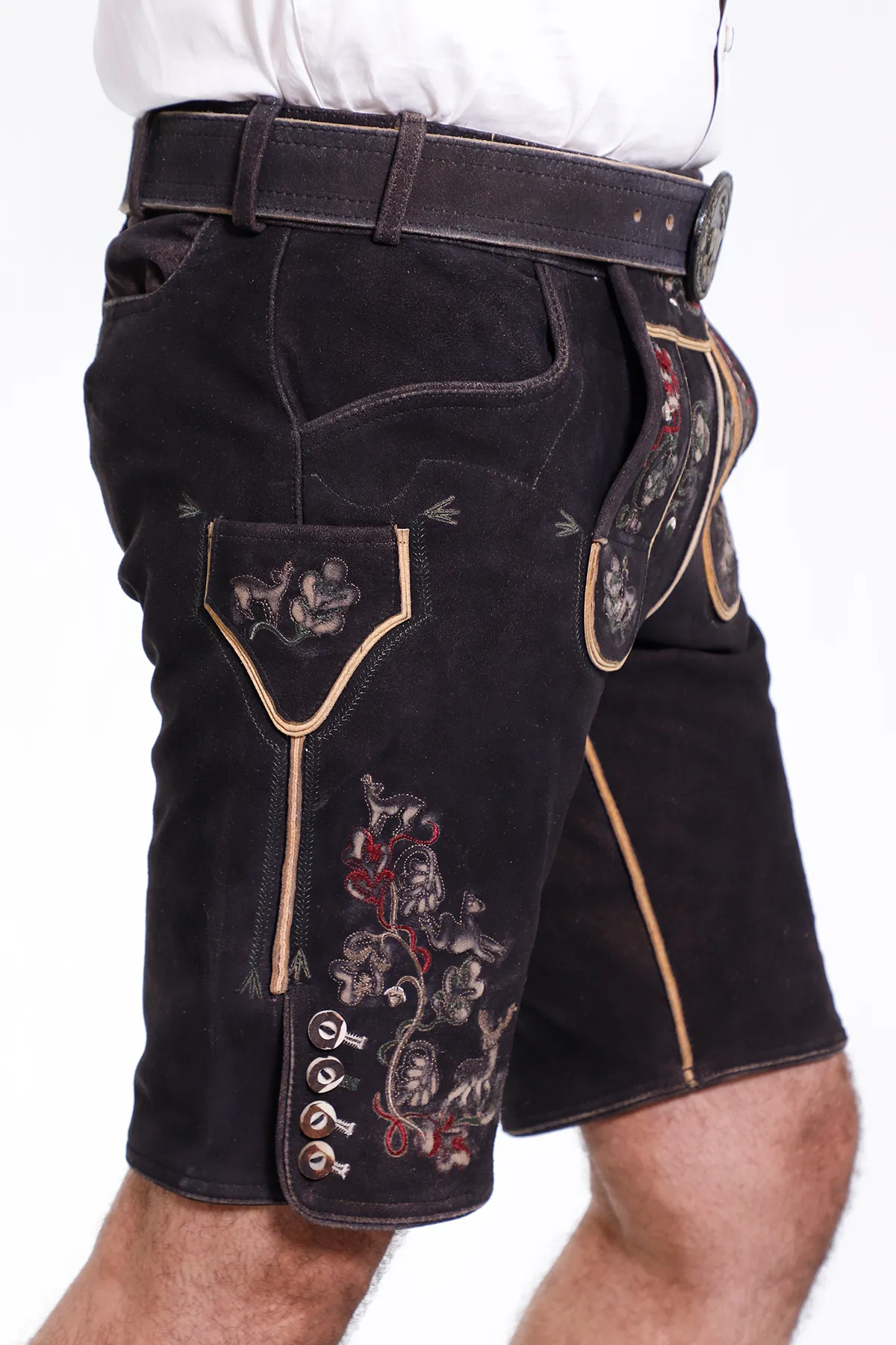 Handcrafted Vintage German Premium Lederhosen Oktoberfest Outfit Sets - Image 3