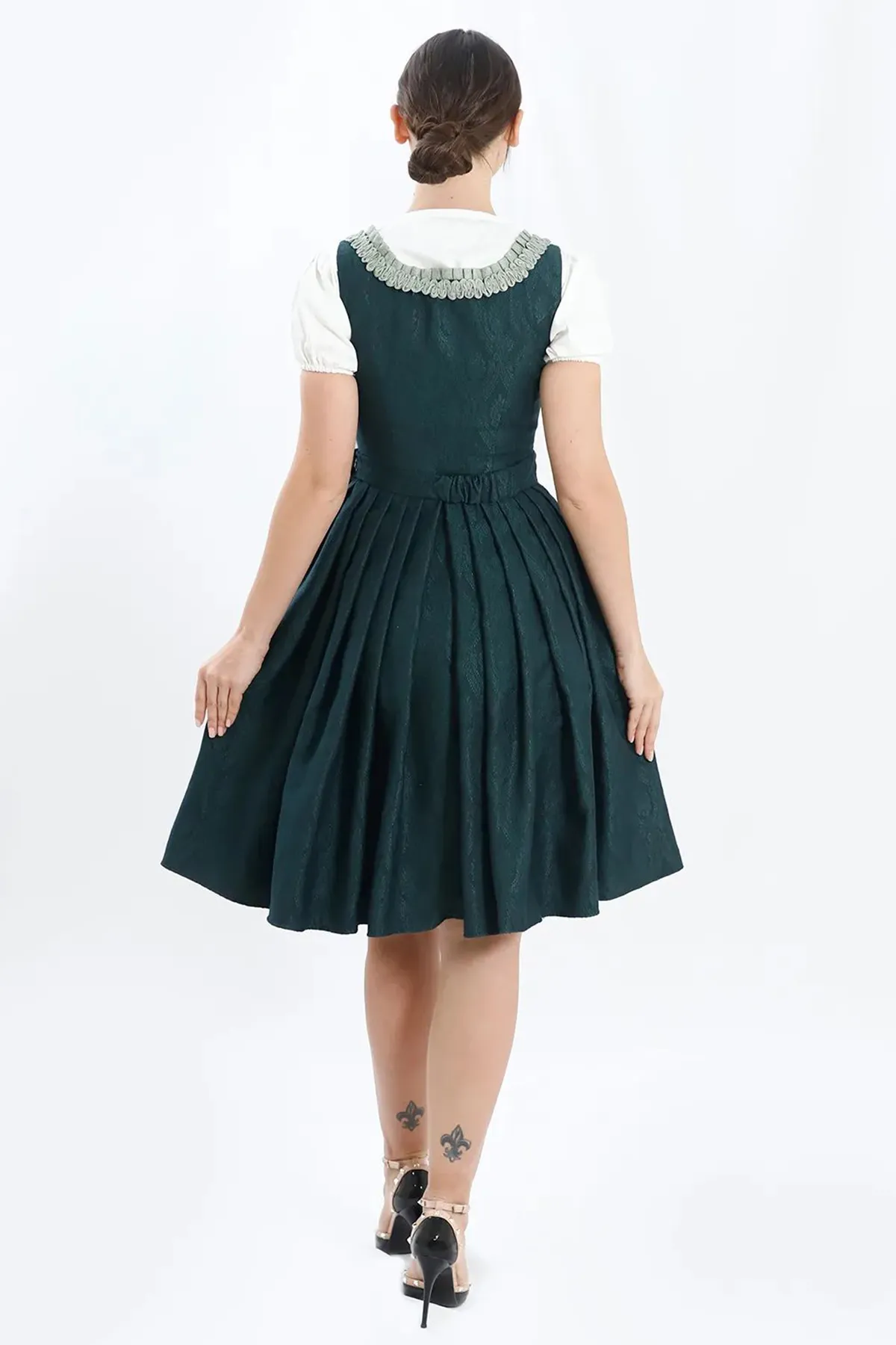 Luxury Meadow Green Dirndl - Image 7
