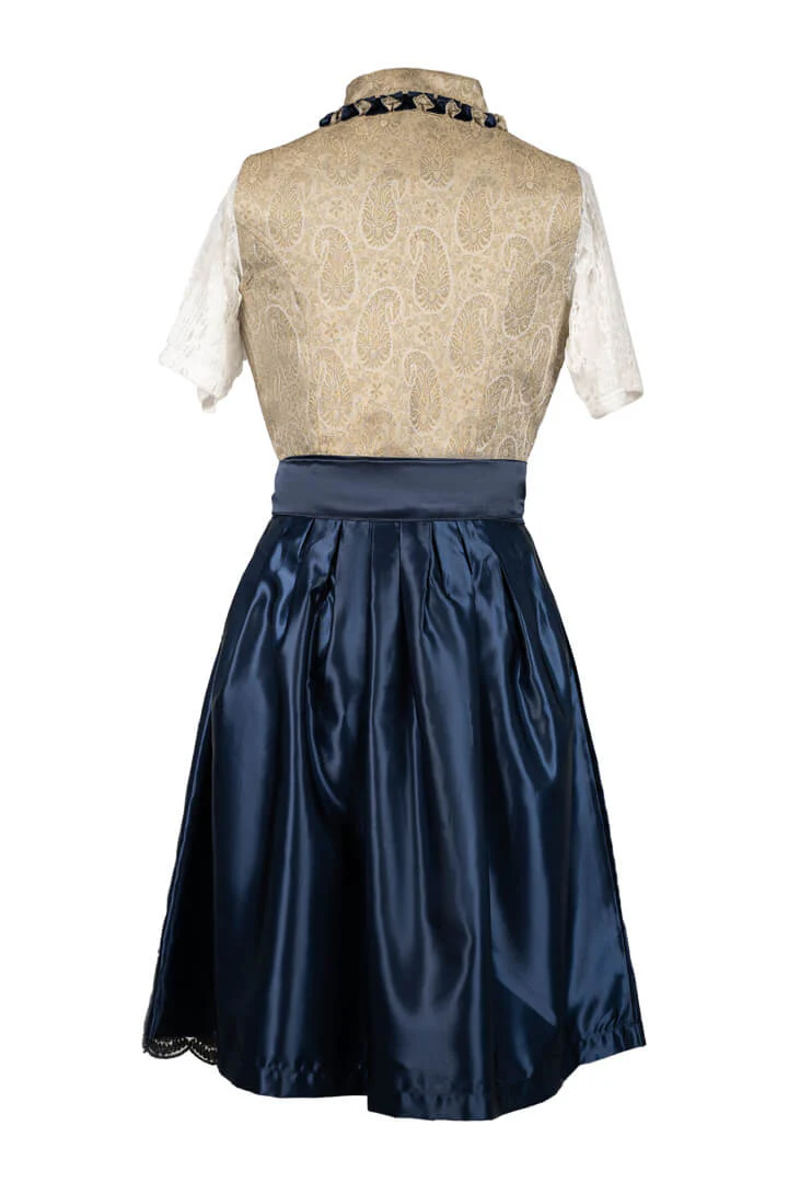 Midi Flirty Charm Blue Dirndl Allure - Image 3