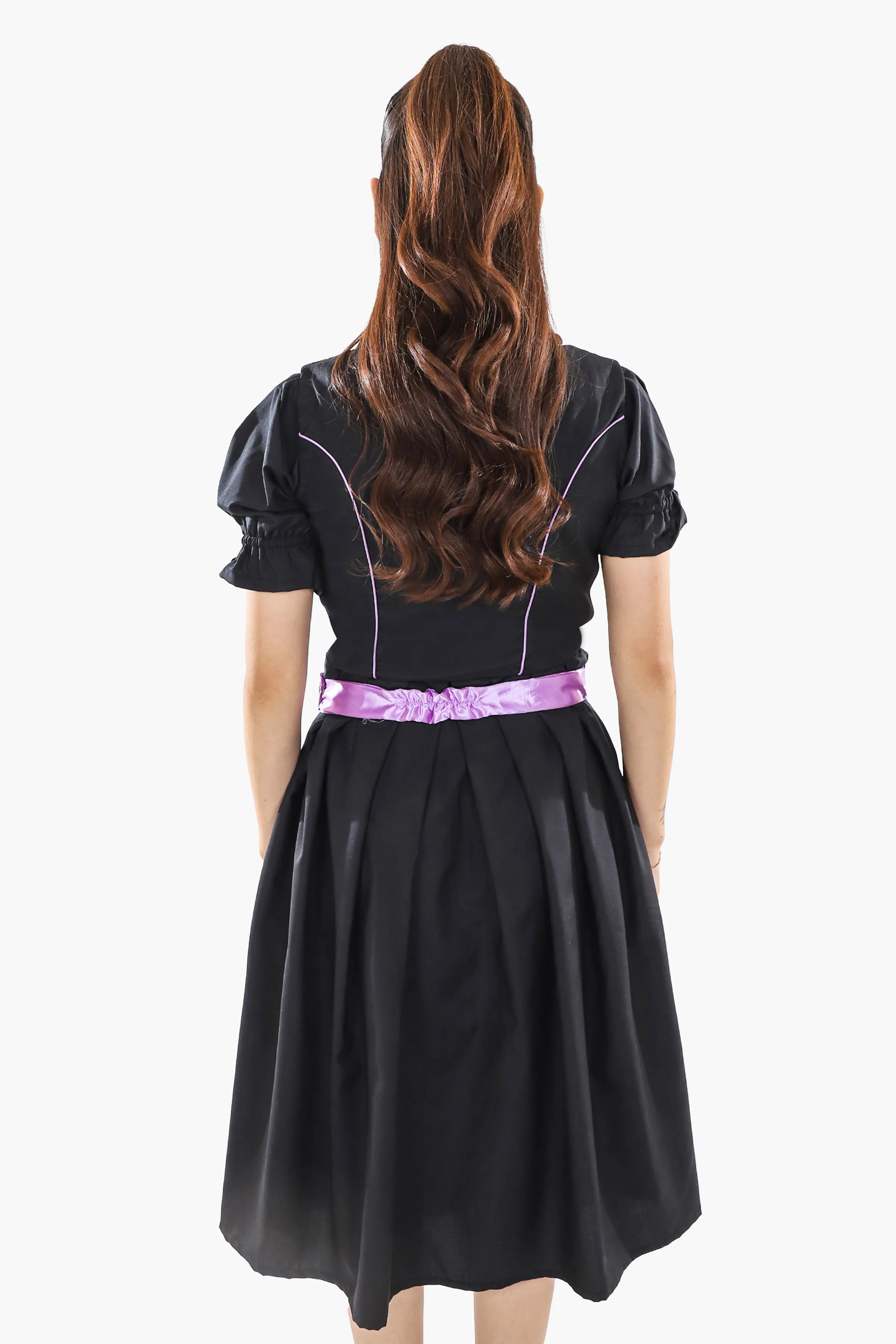 Midnight Black Dirndl Lavender Dusk - Image 6