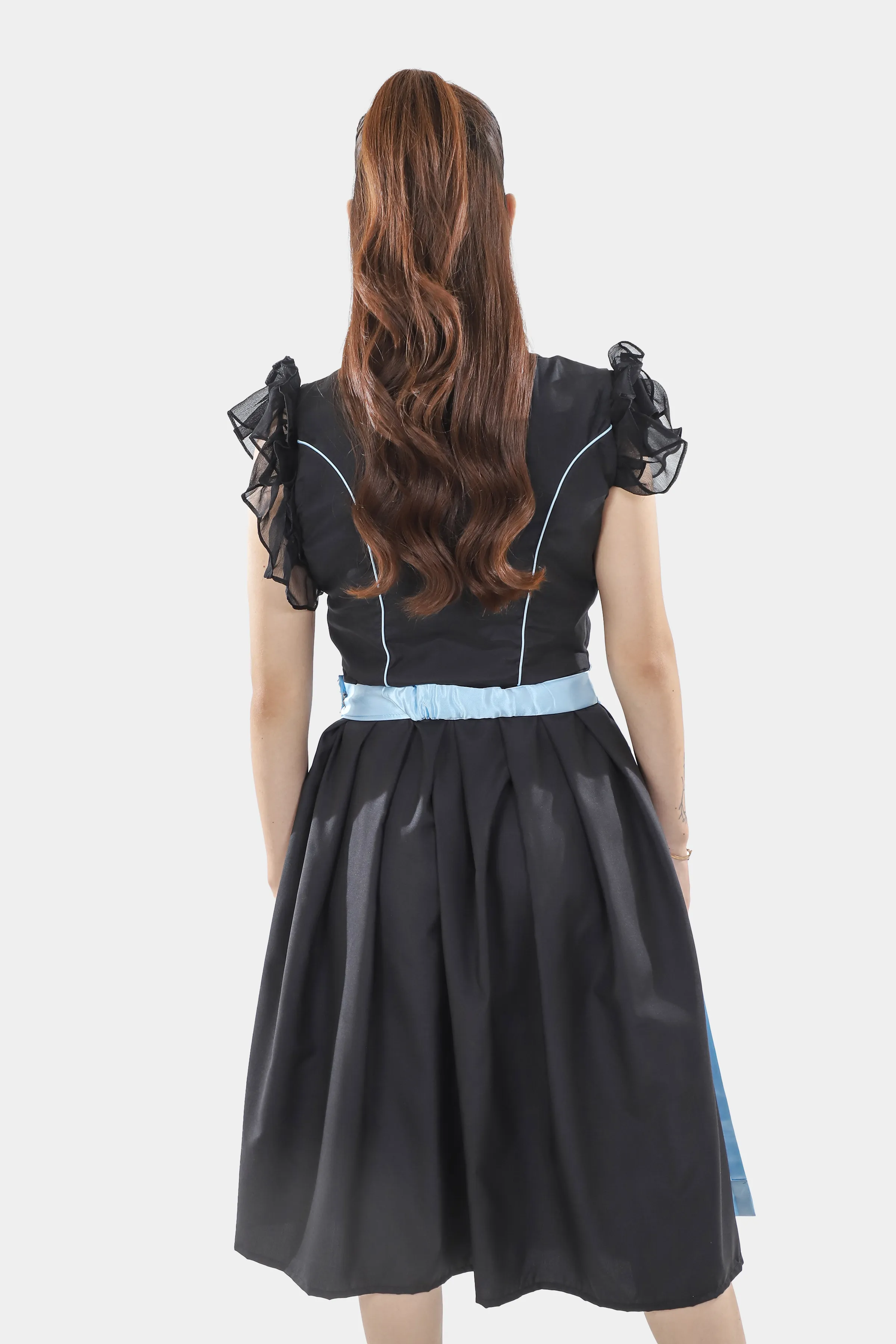 Midnight Black Dirndl Serene Blue Seduction - Image 7