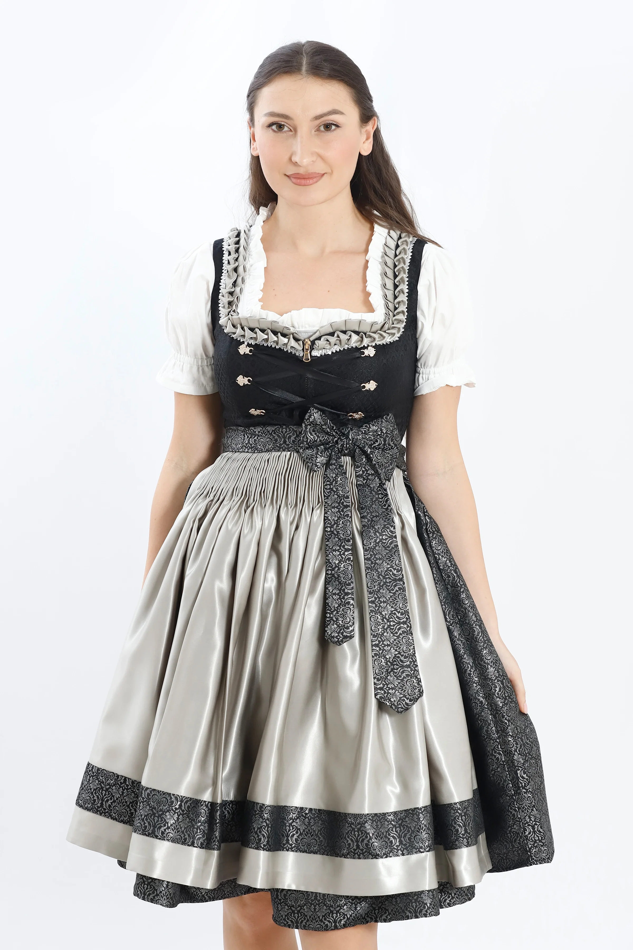 Black Midnight Elegance Dirndl - Image 5