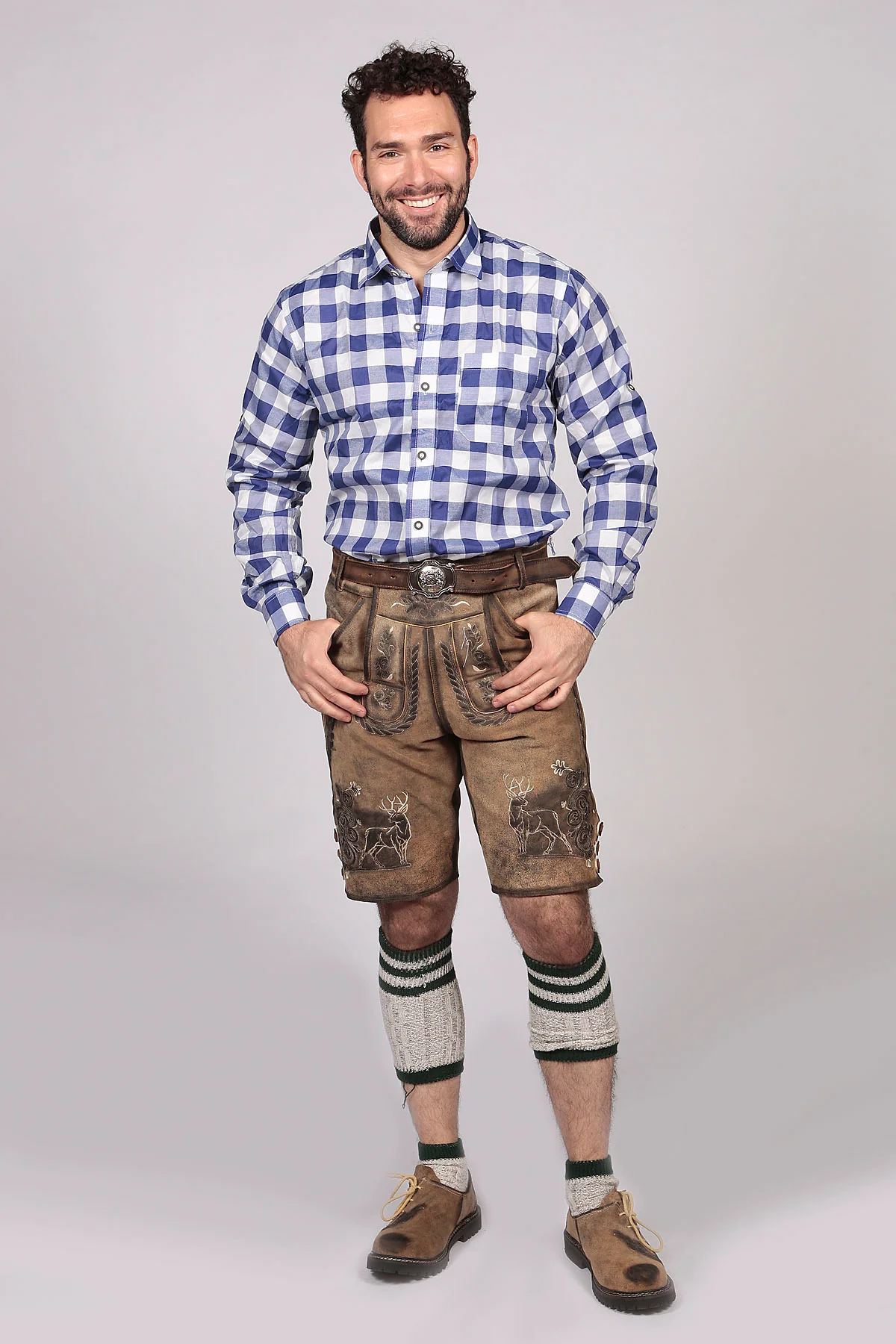 Shirt diamond Checkered Admiral Blue - Image 4