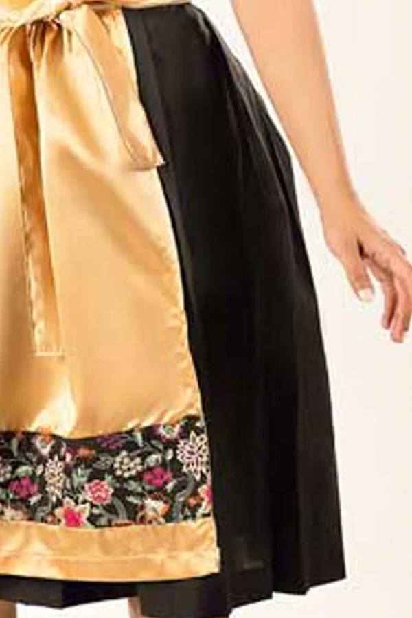 Spring Leonie Floral Golden Dirndl Dress - Image 7
