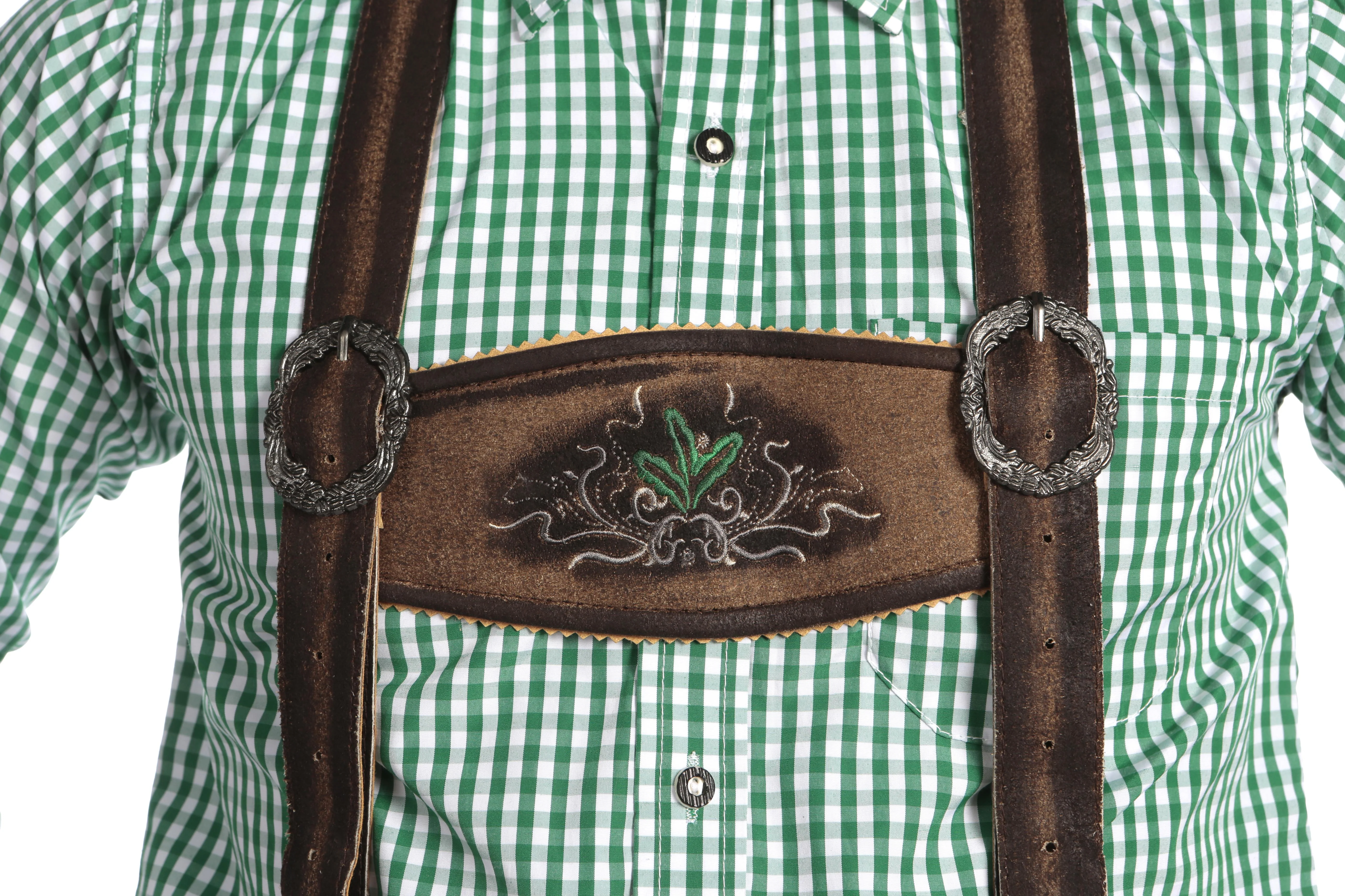 Dusky Brown Lederhosen For Sale - Image 3