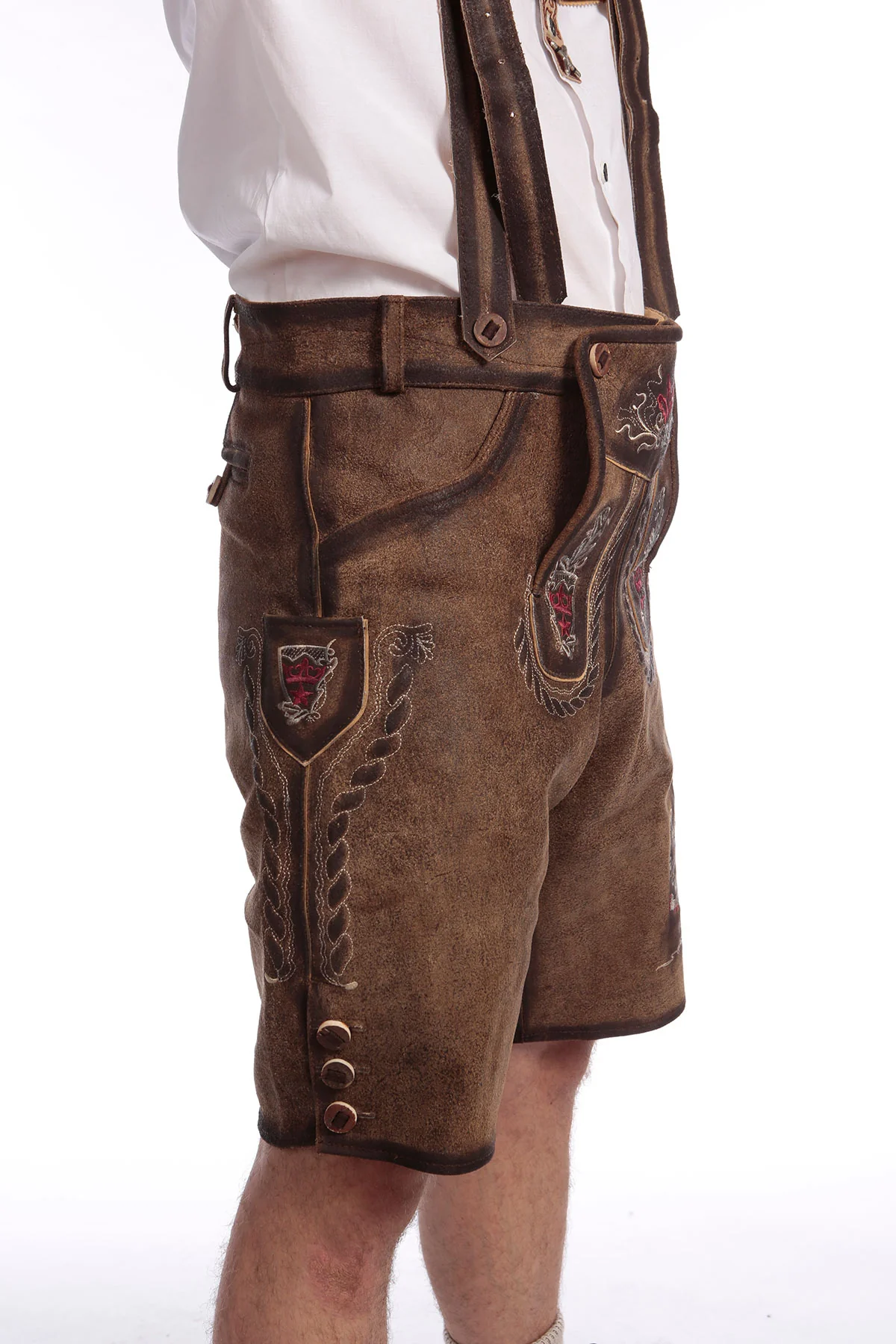 Makara Toned Lederhosen Trousers For Sale - Image 2