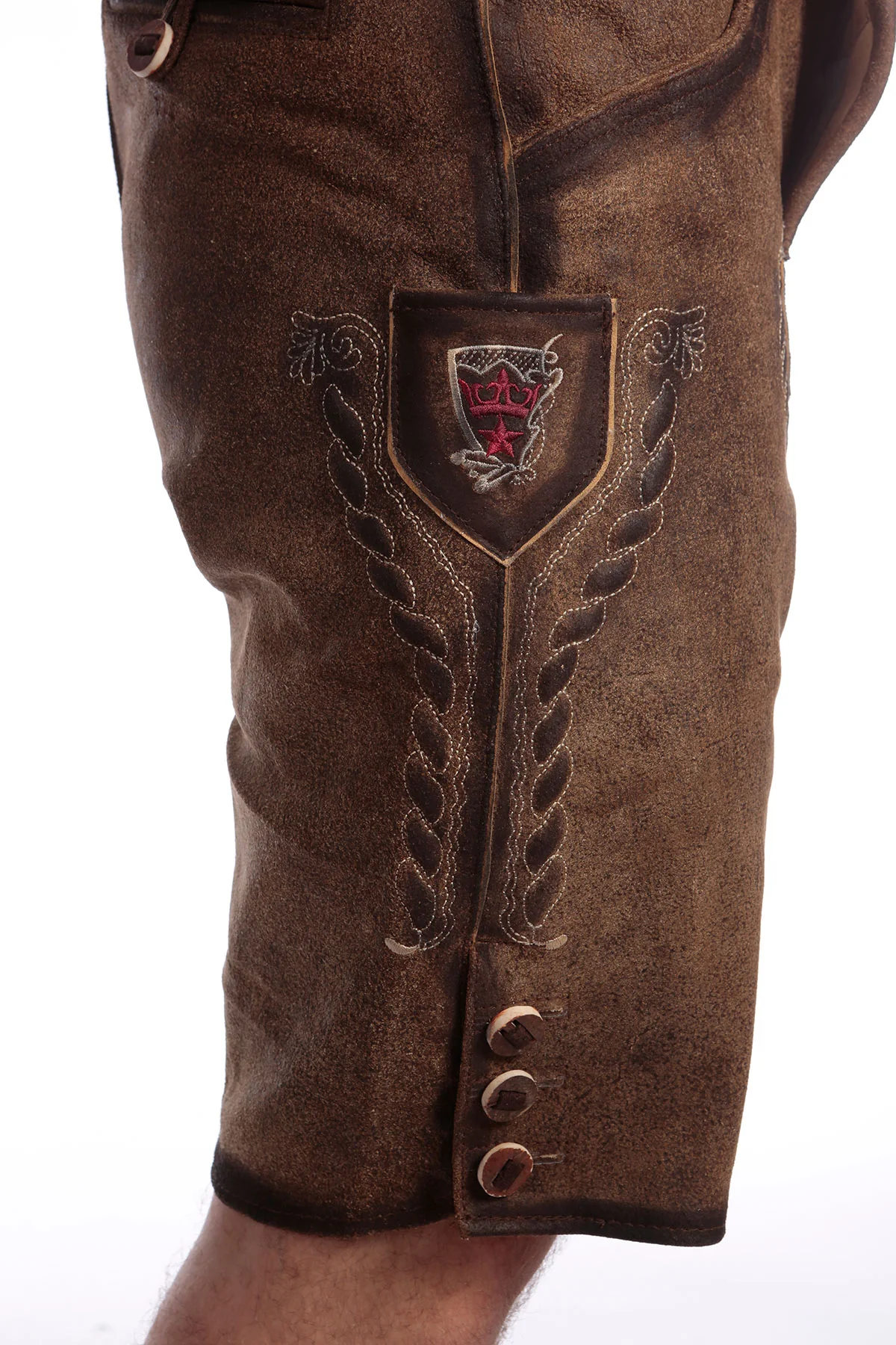 Makara Toned Lederhosen Trousers For Sale - Image 3