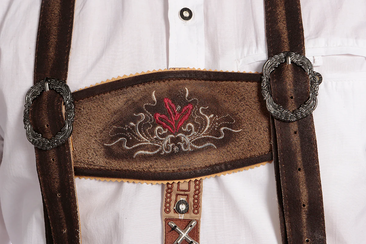 Makara Toned Lederhosen Trousers For Sale - Image 6