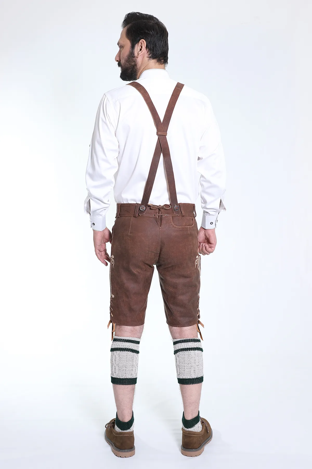 Trachten Short Lederhosen Wild Brown - Image 7