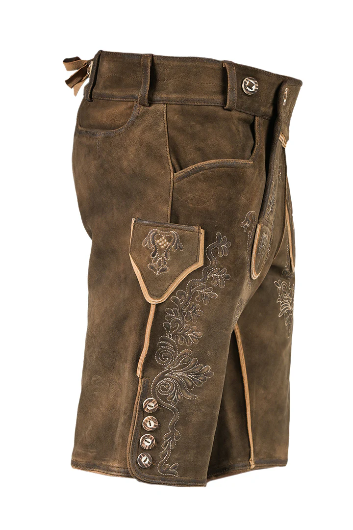 Traditional German Leather Embroidered Elegance - Image 5