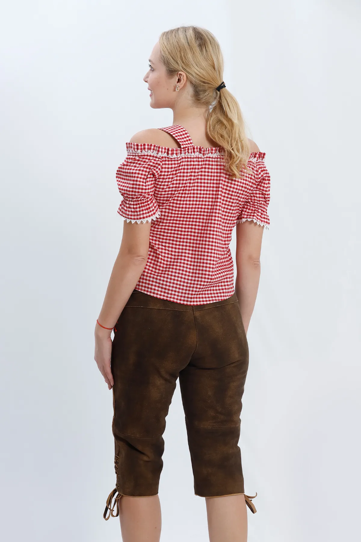 Traditional Style Women Oktoberfest Shirt with Straps - Image 5