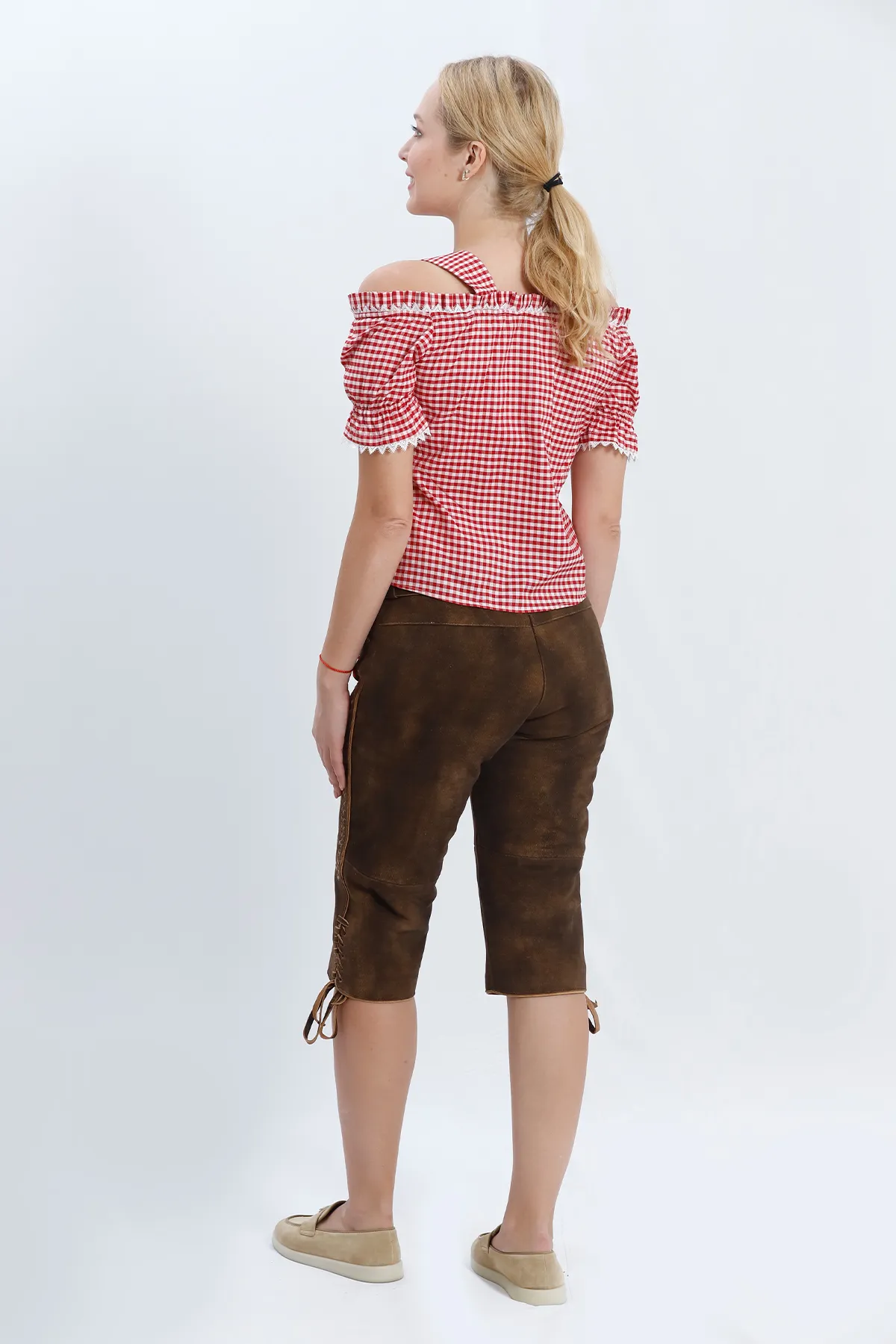 Traditional Style Women Oktoberfest Shirt with Straps - Image 6