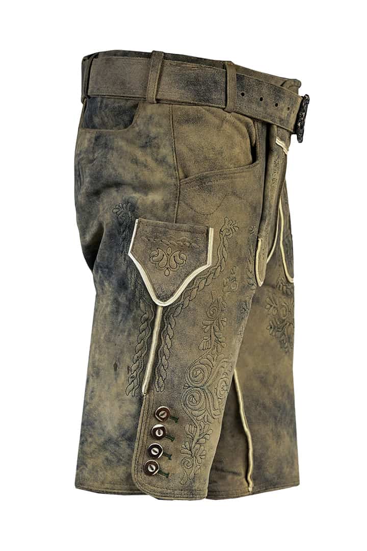 Lederhosen Men Vintage Gray - Image 5