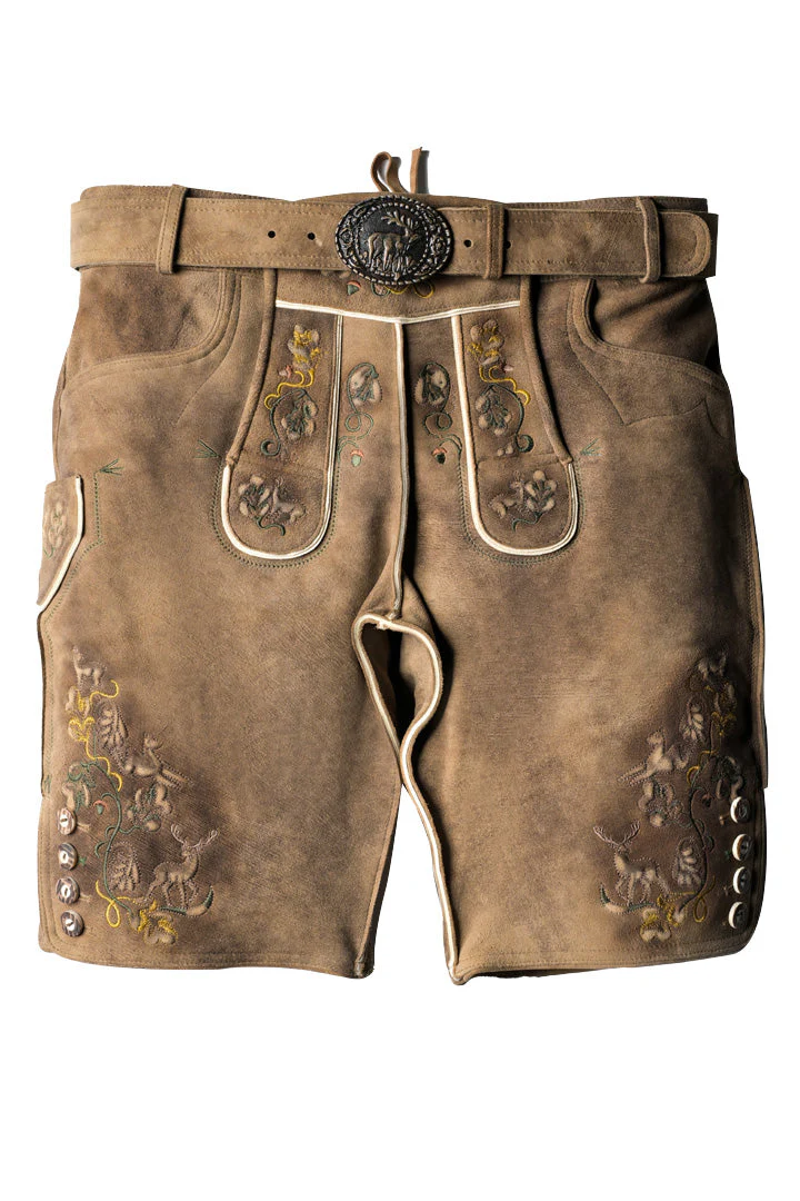 Vintage Attire German Mens Fashion Lederhosen Oktoberfest Outfit Sets - Image 2