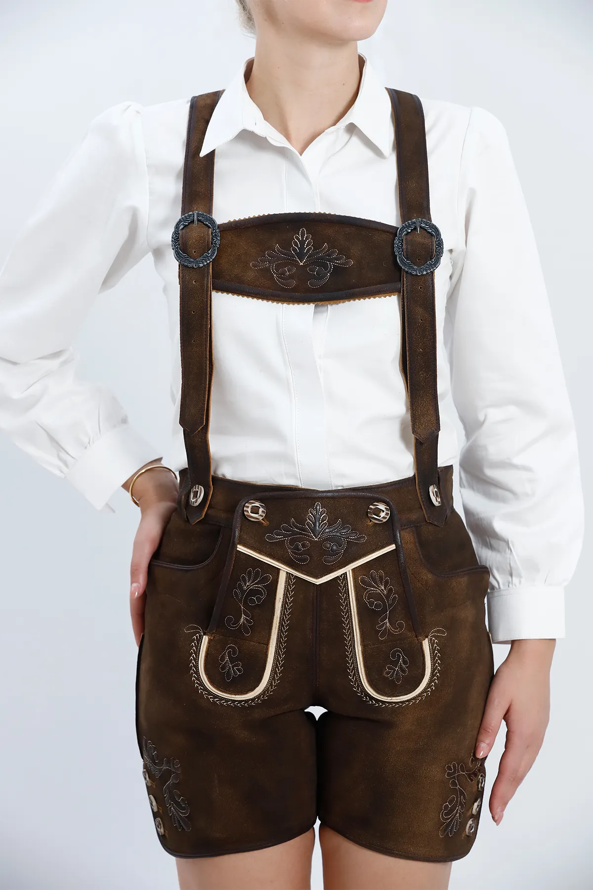 Women Oktoberfest Shirt Delicate White - Image 3